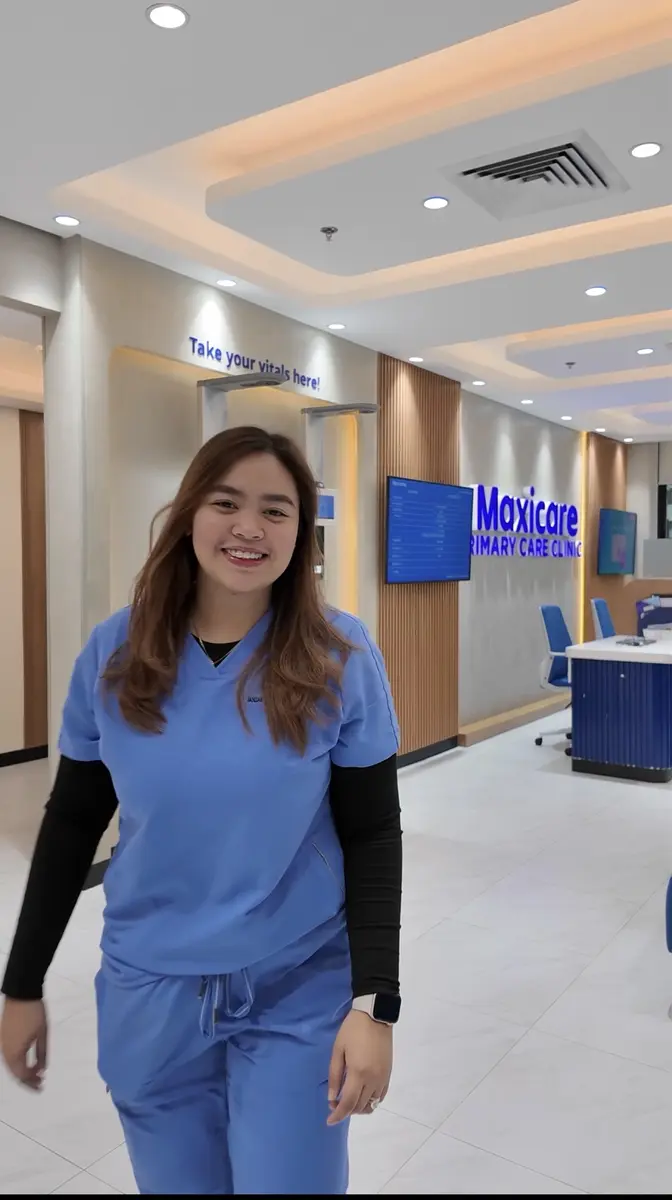 Janjae serving as a clinic nurse