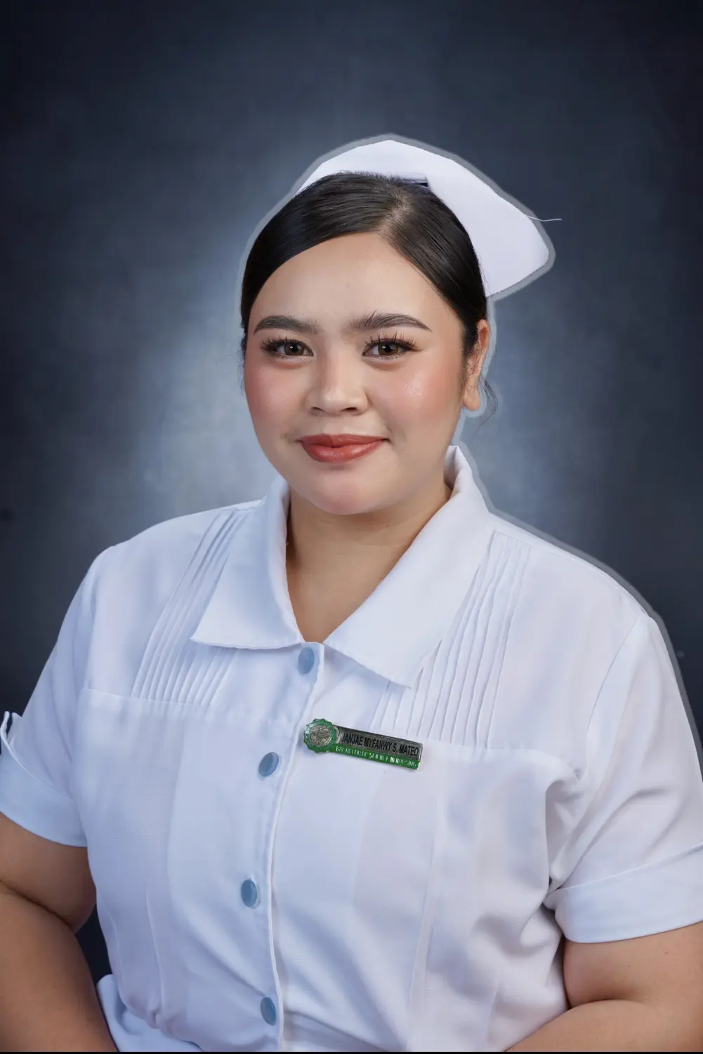 Janjae in her nursing uniform